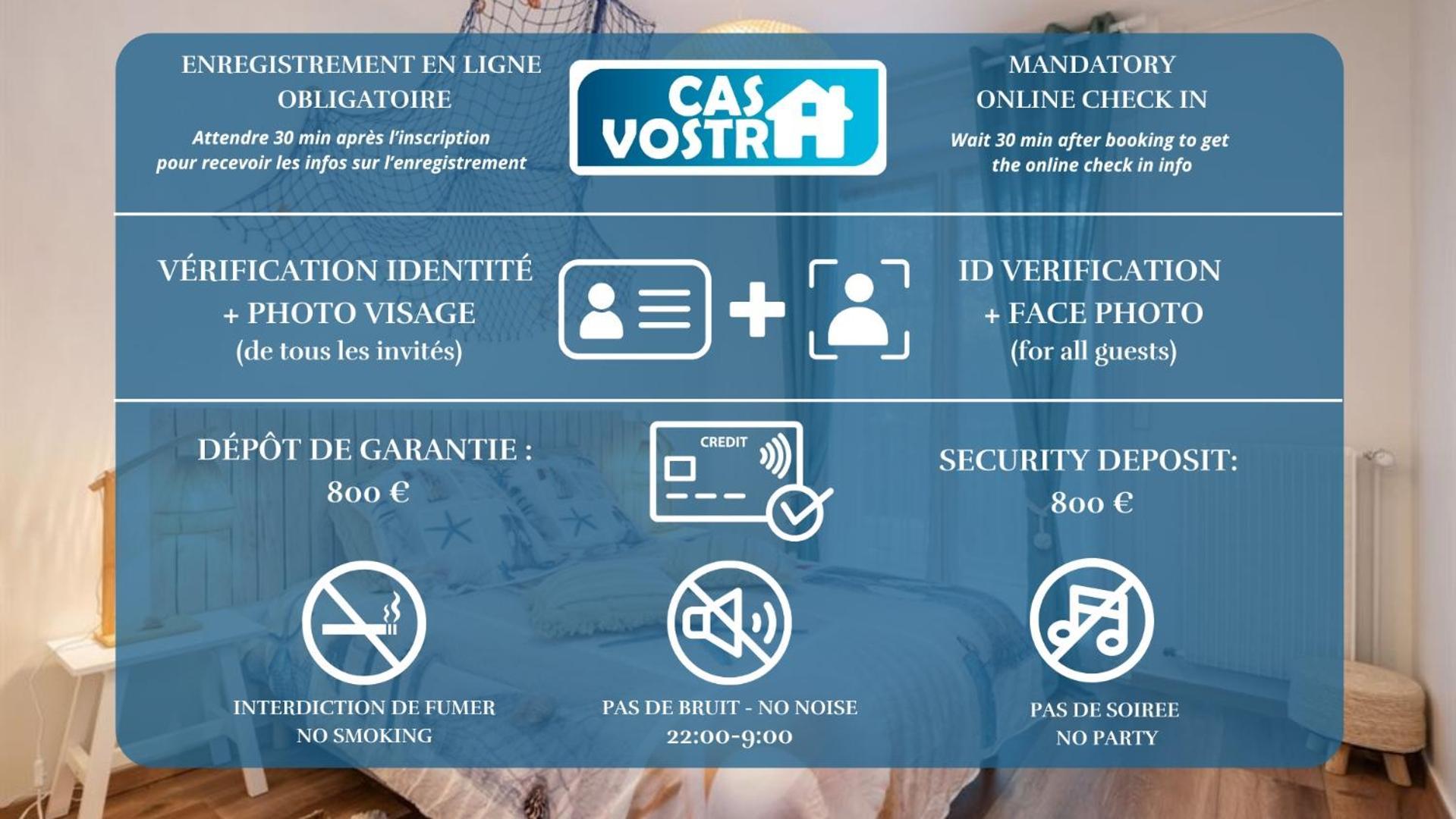 - Casa Vostra - Caution 800 Eur & Id Requises - Julien Centre-gare